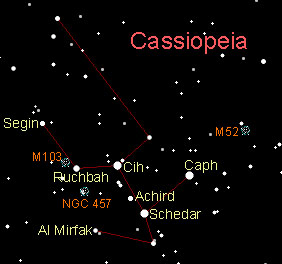 Cassiopeia Star Constellation