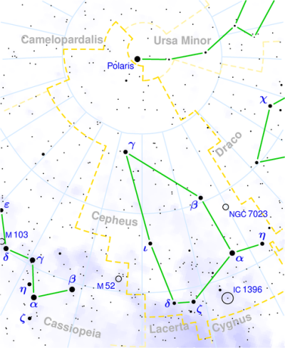 Cepheus constellation