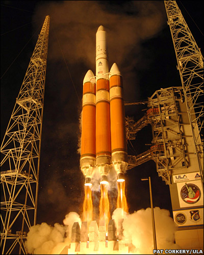 launch of Delta IV Heavy