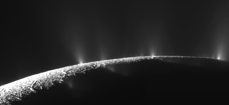 Enceladus venting