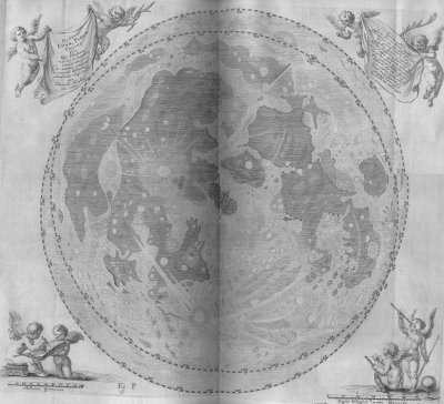 Map of the Moon by Hevelius