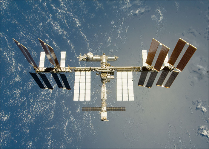 iss space station size