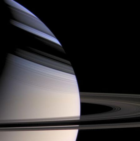 Saturn's rings and their shadow