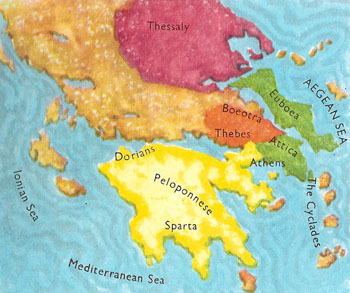 dorian civilization map
