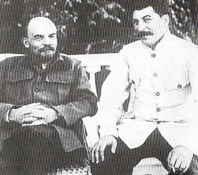 Lenin and Stalin.