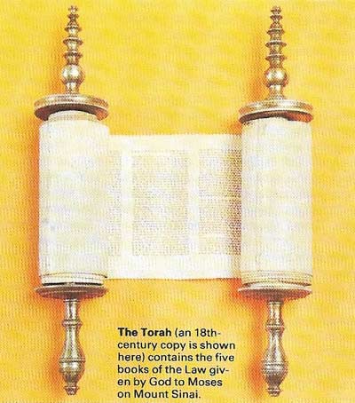 A copy of the Torah.